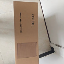 Load image into Gallery viewer, KEZHITU Metal roll shutters Outdoor roller blinds, aluminum alloy safety roller blinds