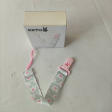 Load image into Gallery viewer, KKTU Clips for pacifiers 1-pack of replacement nipple clips - BPA-free plastic clips