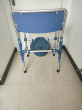 Load image into Gallery viewer, ensu Commodechairs Foldable armchair with padded seat and backrest, 400 lbs weight capacity.