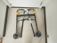 Load image into Gallery viewer, ensu Walkers to aid in mobility Lightweight brushed steel design - easy trigger folding mechanism