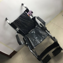 Load image into Gallery viewer, Aospenice Wheel chairs Comfort-style folding wheelchair, featuring flip-back short armrests and swing-out footrests