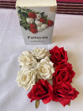 Load image into Gallery viewer, Pattayaia Artificial flowers Realistic rose bouquets, perfect for home wedding decorations and parties.