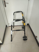 Load image into Gallery viewer, ensu Walkers to aid in mobility Lightweight brushed steel design - easy trigger folding mechanism