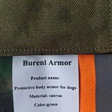 Load image into Gallery viewer, Burenl Armor Protective body armor for dogs,Designed specifically for medium to large dogs; features bite-proof and puncture-resistant properties.