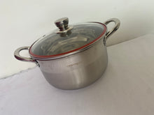 Load image into Gallery viewer, Vewavepro Cooking pots, combined with a tempered glass lid, makes cleaning easy and convenient; it is dishwasher safe.
