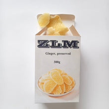 Load image into Gallery viewer, ZLM Ginger, preserved Dried candied ginger, resealable packaging
