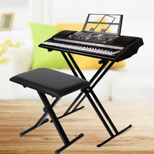 Load image into Gallery viewer, FXZMBCDM Amplifier stands Heavy-duty guitar/bass amplifier stand, supports up to 150 lbs, height adjustable, black.
