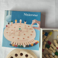 Load image into Gallery viewer, Nixierstar Children's educational games fordeveloping (indicate, e.g., fine motor,cognitive,counting skills,etc game equipment] Fine motor skills and counting puzzle toys, family games
