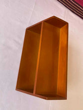 Load image into Gallery viewer, Rachekct display racks Wooden storage rack, suitable for retail stores, postcard, sticker and stationery suppliers, brown.

