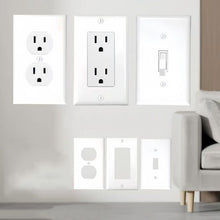 Load image into Gallery viewer, FXZMBCDM Decorative switch plate covers Pure white classic beaded wall panels, light switch covers, power socket covers
