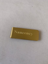 Load image into Gallery viewer, Nancency Money clips of metal High-quality stainless steel wallet, slim and durable, can hold cash and cards.
