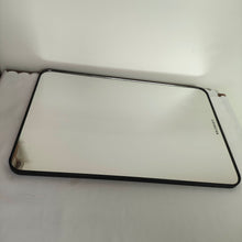 Load image into Gallery viewer, RKZHOPT Bathroom mirrors Black metal frame bathroom mirror, suitable for wall mounting, high-definition tempered glass, can be installed above the sink.
