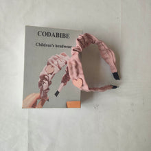Load image into Gallery viewer, CODABIBE Children's headwear Anti-slip thickened headband, cute headband, retro wide headband
