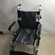 Load image into Gallery viewer, Aospenice  Wheel chairs Comfort-style folding wheelchair, featuring flip-back short armrests and swing-out footrests
