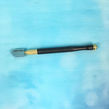 Load image into Gallery viewer, GREVOSEA Glass cutters Brass handle, ultra-sharp cutting knife, straight blade
