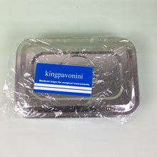 Load image into Gallery viewer, kingpavonini Medical trays for surgical instruments 201 Stainless Steel Instrument Tray Organizer with Cover and Handle for Medical Surgical Dental Laboratory Instruments
