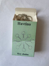 Load image into Gallery viewer, Havtino Key chains Key ring with chain and open swivel clasp
