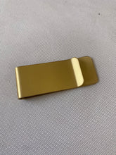 Load image into Gallery viewer, Nancency Money clips of metal High-quality stainless steel wallet, slim and durable, can hold cash and cards.
