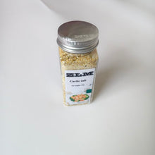 Load image into Gallery viewer, ZLM Garlic salt Coarsely ground garlic salt, contains parsley, no MSG added.
